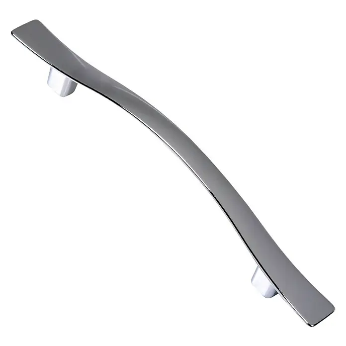 Nesu Tirador para muebles 873601 - L x An x Al: 14 x 1,2 x 2,2 cm, Acero, Cromo