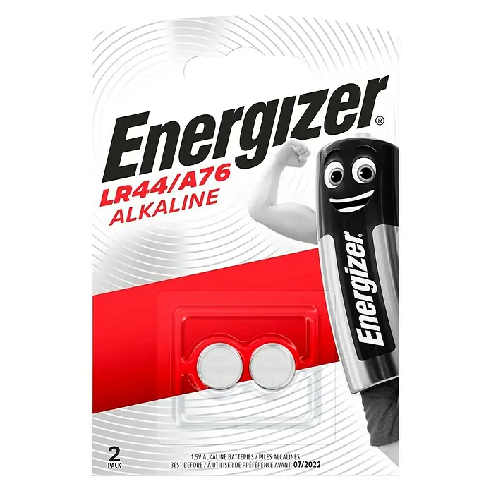 Energizer Knopfzelle - LR44, 1,5 V, 2 Stk.