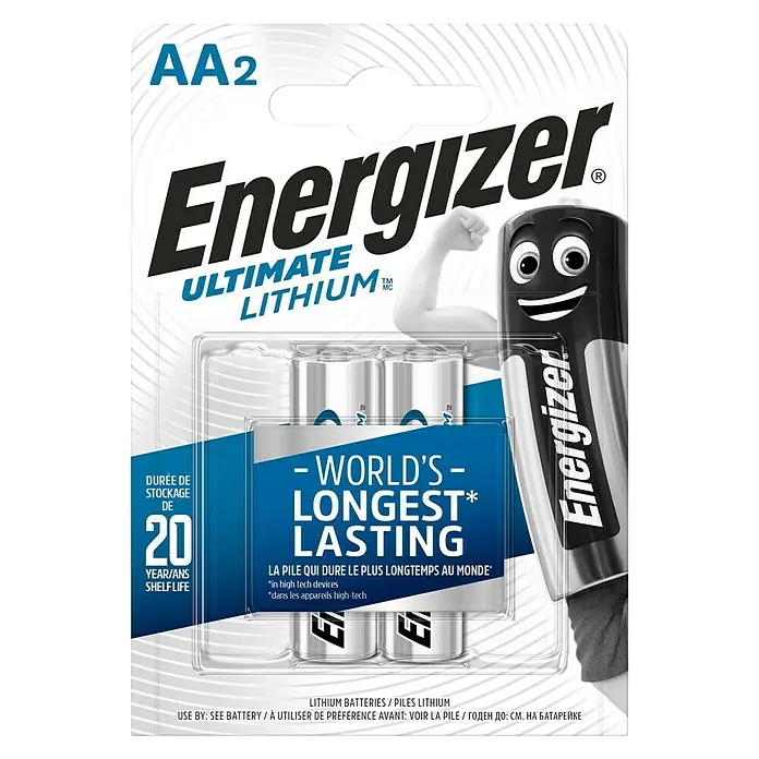 Energizer Batterie Ultimate Lithium - Mignon AA, 1,5 V, 2 Stk.