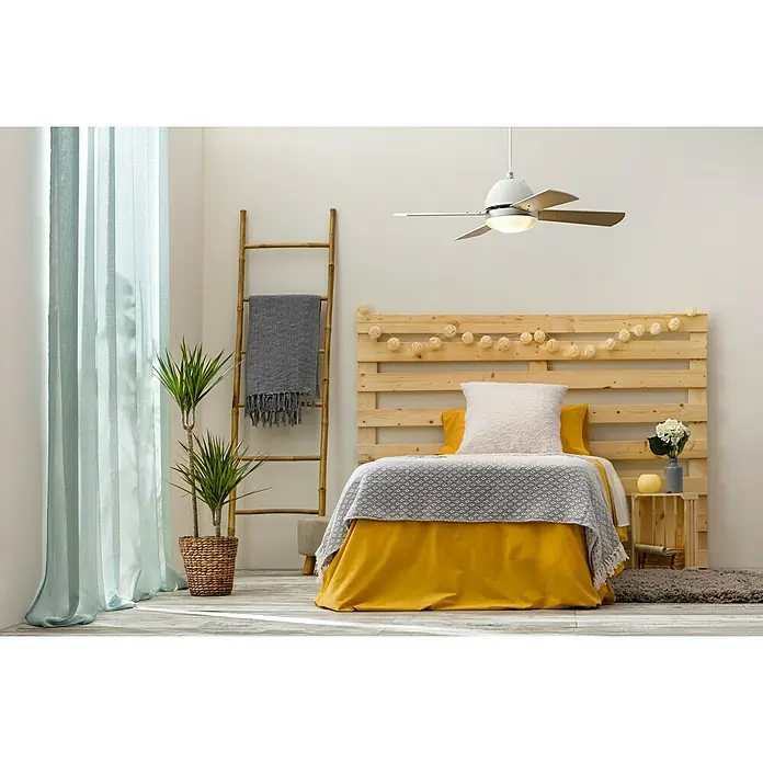 Leds-C4 Ventilador de techo Borneo - Diámetro: 106 cm, Blanco, 40 W, AC