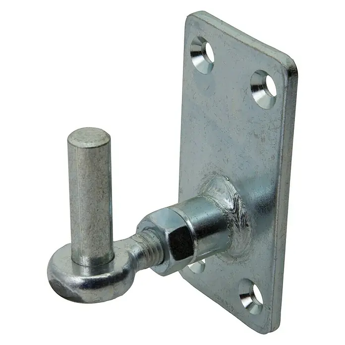 Stabilit Spojnica s trnom - D x Š x V: 40 x 40 x 100 mm, Promjer klina: 13 mm, Pocinčano, Podesivost: 0 mm - 20 mm - Pogled sprijeda