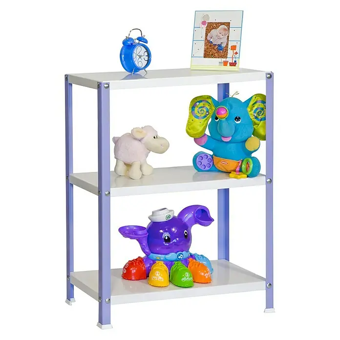 Simonrack Simonhome Estantería metálica Homeclassic Color Plus - L x An x Al: 30 x 100 x 90 cm, Capacidad de carga: 100 kg/balda, Número de baldas: 3 ud., Lila
