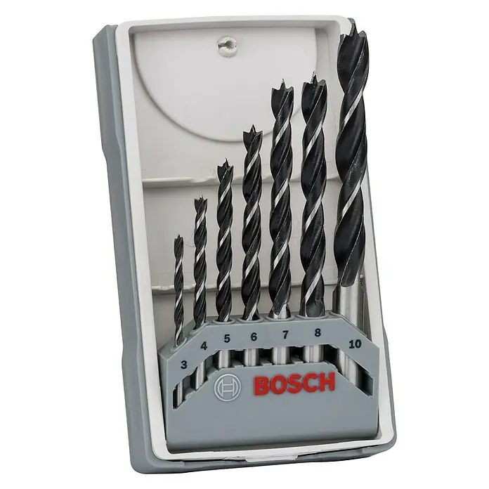 Bosch Professional Surtido de brocas para madera - 7 pzs., Apto para: Madera
