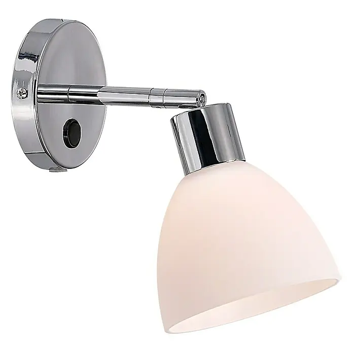 Nordlux Ray Aplique de pared - 40 W, L x An x Al: 12 x 12 x 20 cm, E14