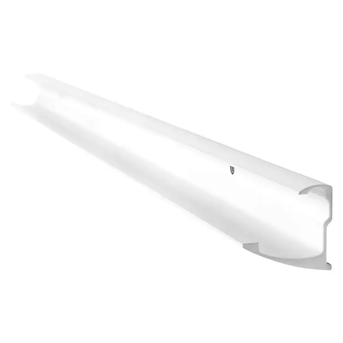 Format Profilleiste Alluminia - L x B x H: 80 x 4,5 x 5 cm, Weiß - Vorderansicht