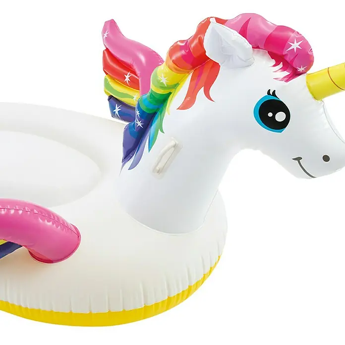Intex Animal acuático Unicornio Isla L - L x An x Al: 201 x 140 x 97 cm