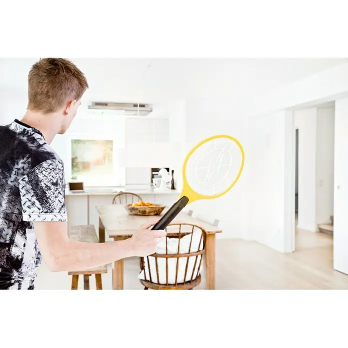 Windhager Elektrische Fliegenklatsche Slam - Gelb, Schalter