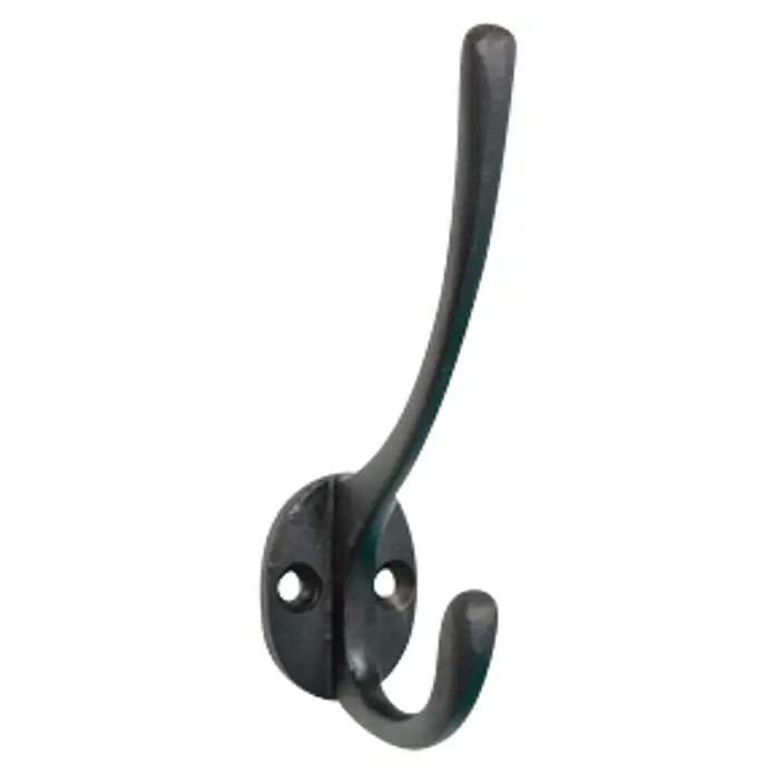 Nesu Gancho para colgar 978 Negro - Número de ganchos: 2 ud., L x An x Al: 12,3 x 3 x 5,8 cm