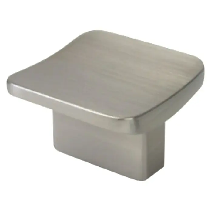 Nesu Tirador para muebles 815517 - L x An x Al: 3,2 x 3,2 x 2,1 cm, Acero, Cromado, Cromado mate