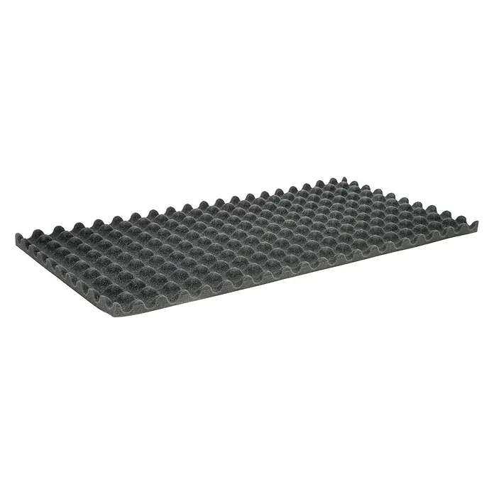Noppenschaum - Sinus, 100 x 50 x 3 cm, PU-Schaum - Vorderansicht