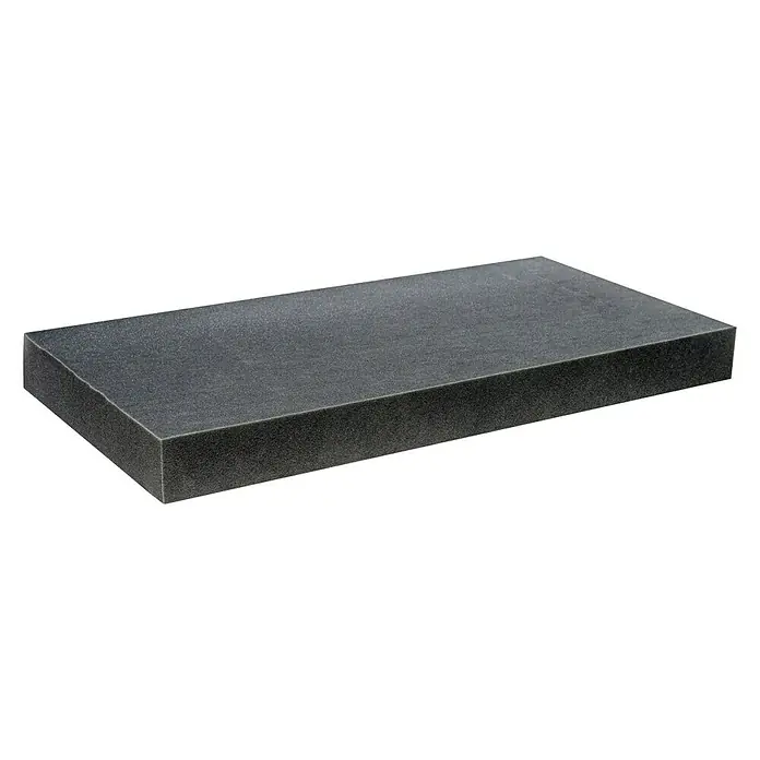Schaumstoff PU-Platte - 100 x 50 x 9 cm, PU-Schaum - Vorderansicht