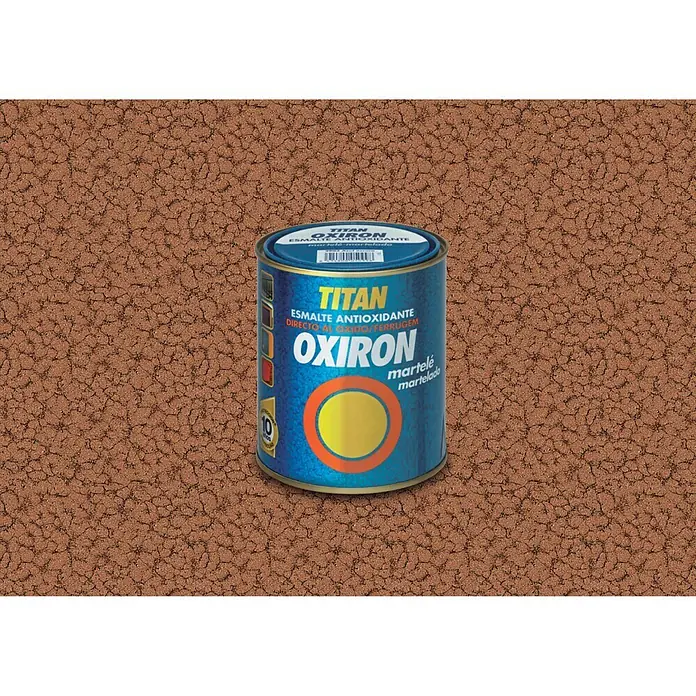 Oxiron Esmalte para metal - Cobre, 750 ml, Martelé