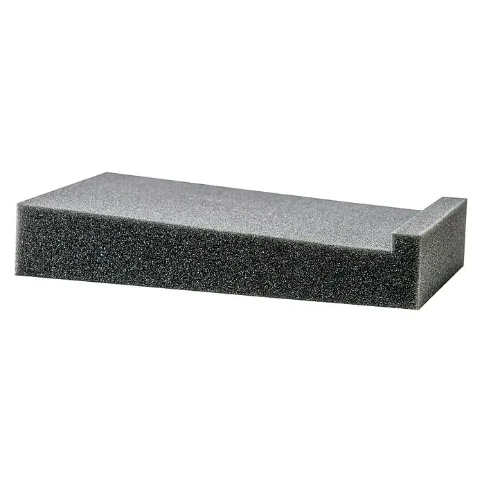 Schaumstoff Lautsprecherunterlage - 14 x 22 x 4 cm, PU-Schaum - Vorderansicht