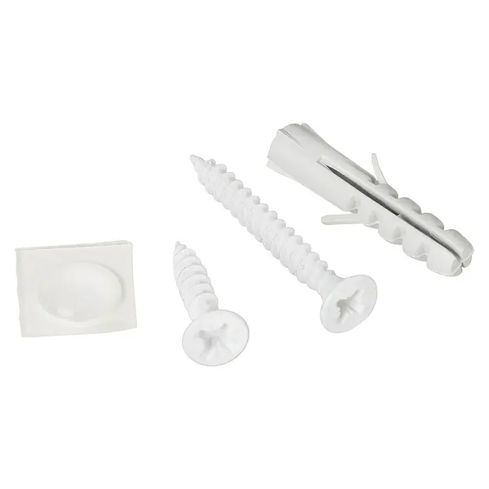Rei Set de tornillos y tacos 1470 - 4 pzs., Blanco