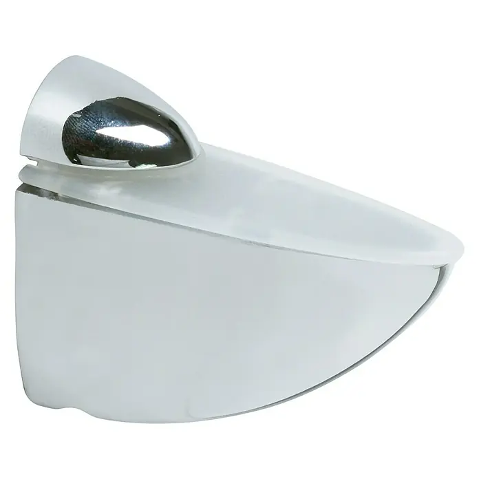 Rei Soporte de pared para estantes Brillante - Carga soportada: 30 kg, Apto para: Estantes, Cromo, 1 ud.