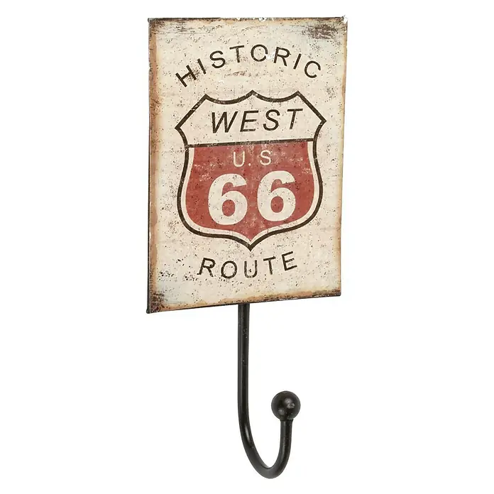 Rei Gancho para colgar Route 66 - Número de ganchos: 1 ud., L x An x Al: 19 x 9 x 5,5 cm