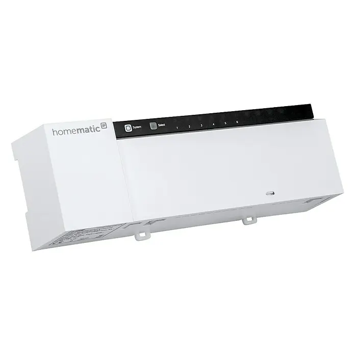 Homematic IP Fußbodenheizungsregler HmIP-FAL230-C6 - 230 V/50 Hz - Rechte Seitenansicht