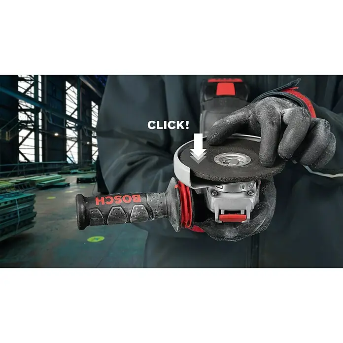 Bosch Professional X-Lock Winkelschleifer GWX 14-125 X-Lock - 1.400 W, Durchmesser Scheibe: 125 mm, Leerlaufdrehzahl: 11.000 U/min