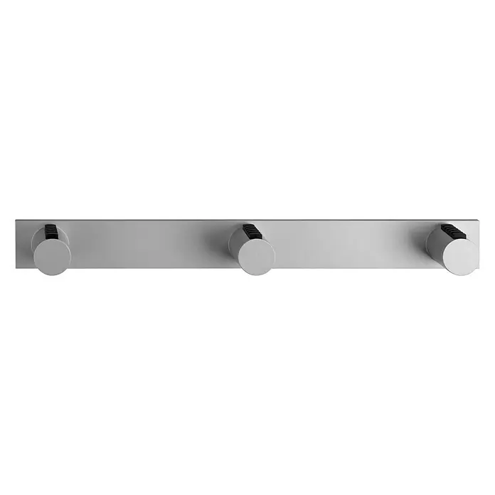 Inofix Perchero 3089 - L x An x Al: 38,6 x 4 x 5,5 cm, Número de ganchos: 3 ud., Cromo