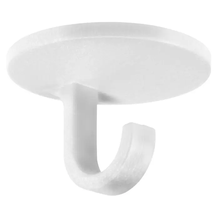 Inofix Colgador adhesivo 2179 - 4 ud., Blanco, Redonda