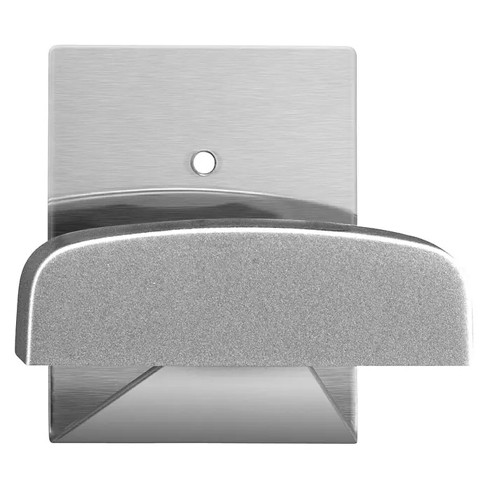 Inofix Colgador adhesivo 2045 - 1 ud., Cromado mate, Cuadrado