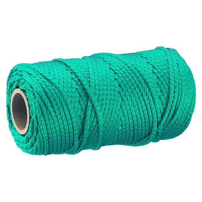 Cordel de polipropileno DY2702837 - Ø x L: 1,7 mm x 50 m, Polipropileno, Verde, Trenzado (8 veces)