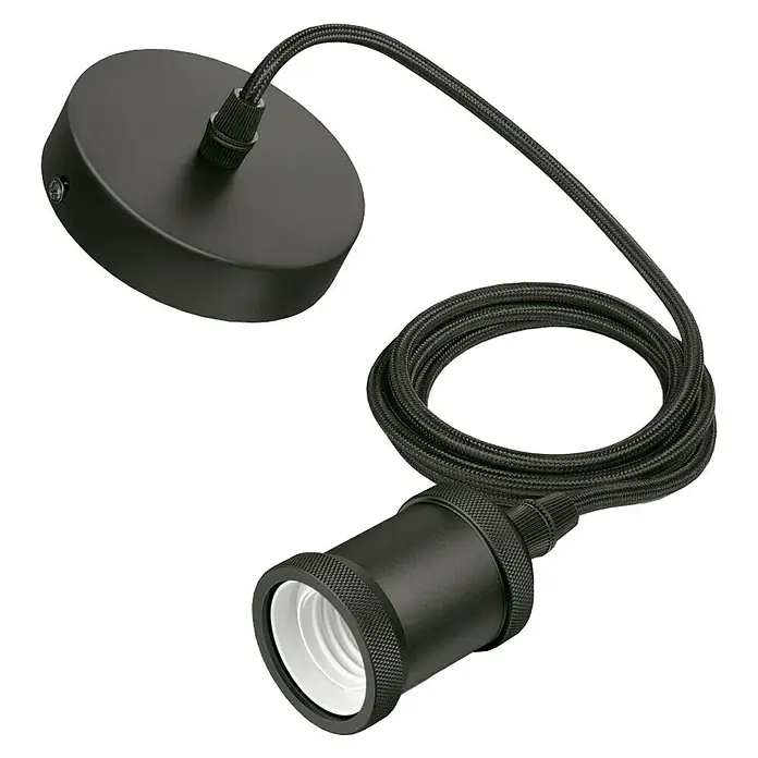 Philips Lámpara colgante LED Estándar - 40 W, L x An x Al: 7,1 x 16,9 x 16,9 cm, Negro, E27