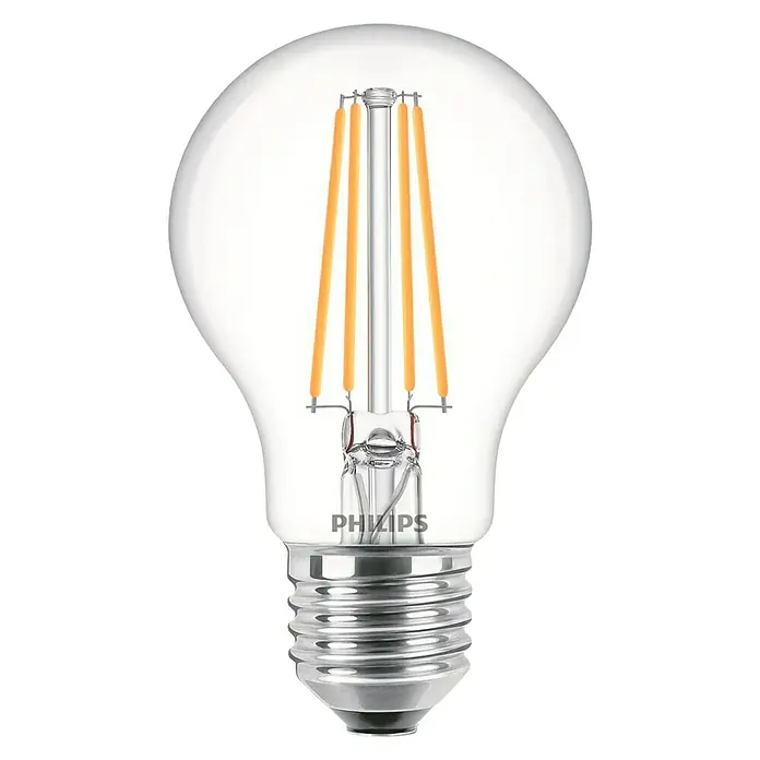 Philips Bombilla LED Vintage - 7 W, E27, Color de luz: Blanco cálido, No regulable, Redonda