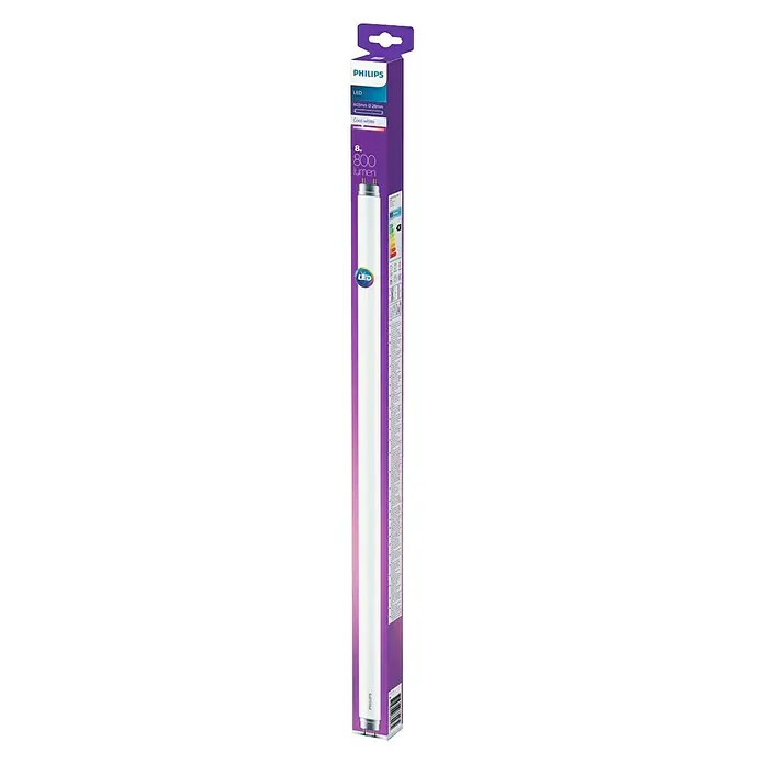Philips Tubo LED T8 - 8 W, Color de luz: Blanco neutro, Largo: 60,25 cm