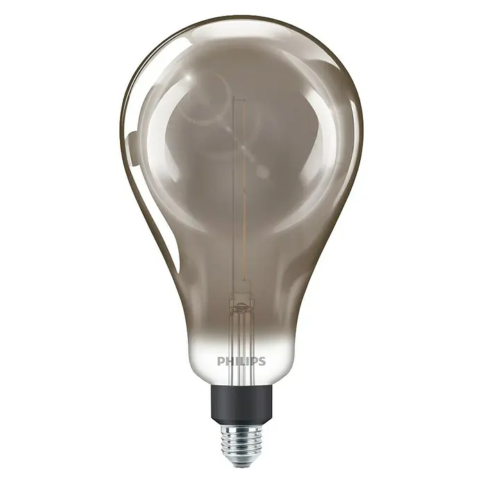 Philips Bombilla LED Modern Deco - 6,5 W, E27, Color de luz: Blanco neutro, Intensidad regulable, Redonda