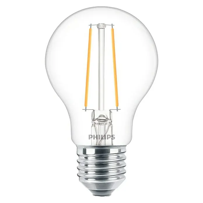Philips Bombilla LED Vintage - 5,5 W, E27, Color de luz: Blanco neutro, Intensidad regulable, Redonda