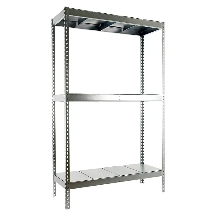 Simonrack Simonforte Estantería para cargas pesadas Metal - L x An x Al: 45 x 180 x 200 cm, Capacidad de carga: 600 kg/balda, Número de baldas: 3 ud., Galvanizado