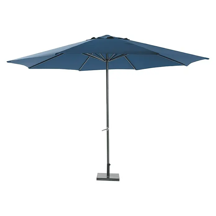 Sunfun Marktschirm Trentino - Blau, Durchmesser: 400 cm - Vorderansicht