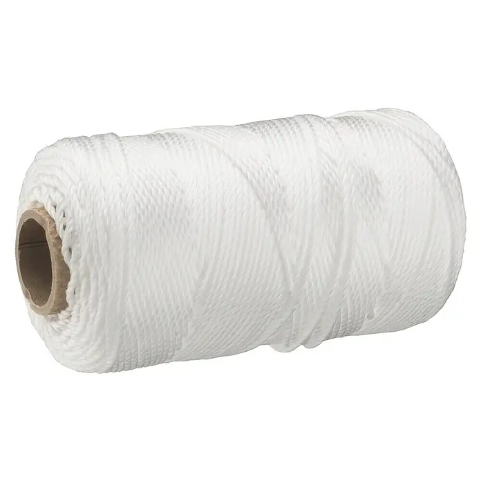 Cordel de polipropileno DY2702844 - Ø x L: 1,7 mm x 100 m, Polipropileno, Blanco, Trenzado (8 veces)