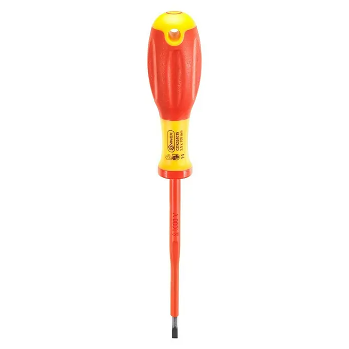 Destornillador para electricista COX334035 - SL 3,5 mm, Longitud de la hoja: 100 mm