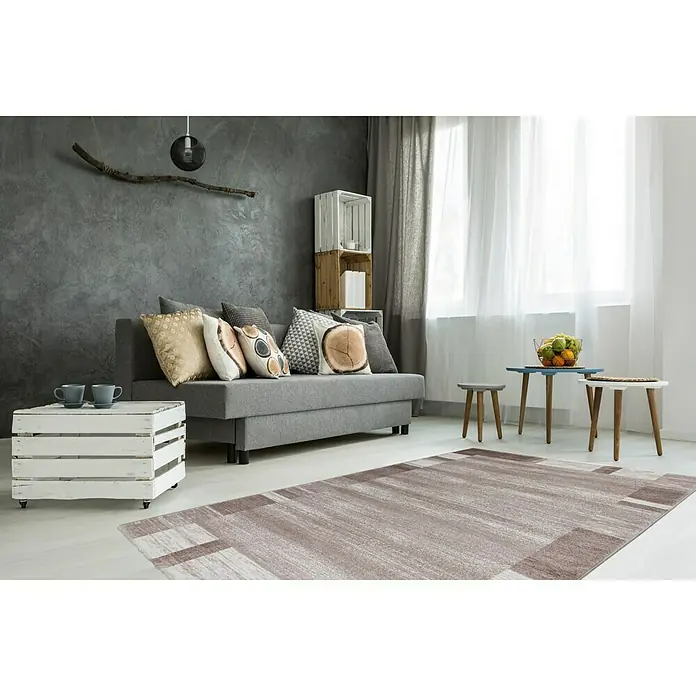 Kurzflorteppich Feeling 500 - Beige, 230 x 160 cm, 100 % Polypropylen (Flor) - Stimmungsaufnahme