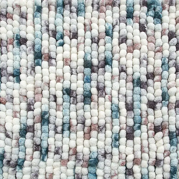 MSV Alfombra para baño Kito - 55 x 65 cm, Multicolor, 75% poliéster microfibra, 25% algodón