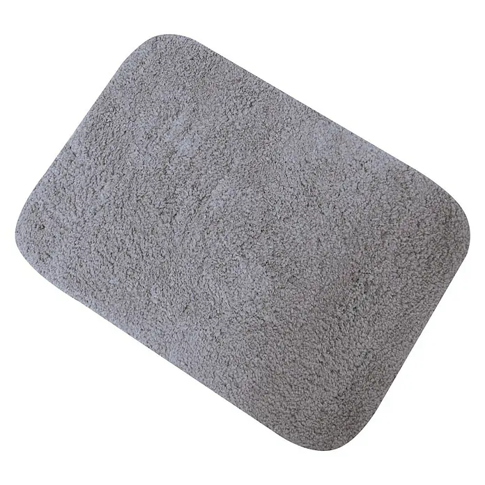 MSV Alfombra para baño Douceur - 50 x 70 cm, Gris