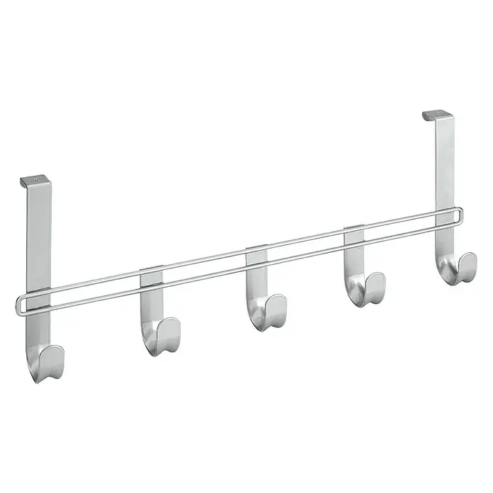 Metaltex Hakenleiste - L x B x H: 42,5 x 4 x 15,5 cm, Anzahl Haken: 5 Stk. - Vorderansicht