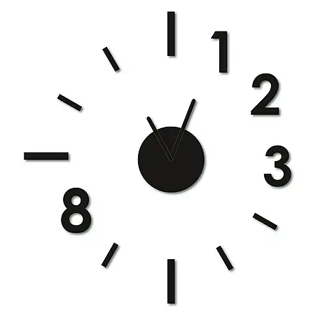 Reloj de pared adhesivo Contemporary