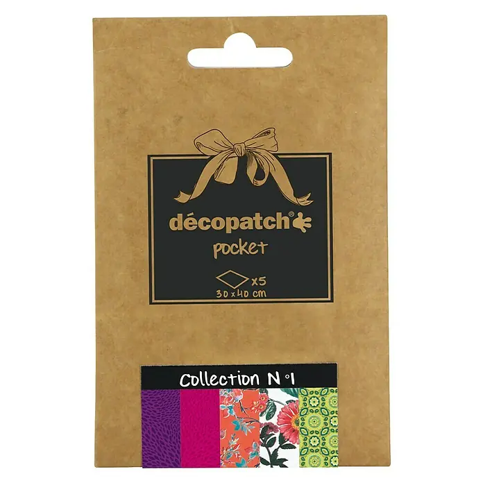 Décopatch Papel decorativo Pocket N1 - 40 x 30 cm, Papel