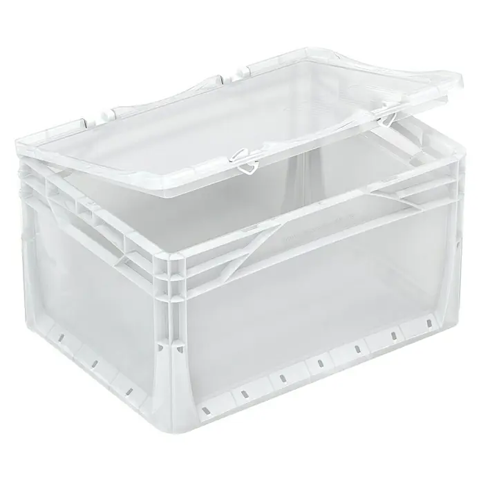 Surplus Systems Deckel - Passend für: Surplus Systems Euronormbox 40 x 30 cm, L x B: 40 x 30 cm, Polypropylen, Transparent - Ansicht von oben