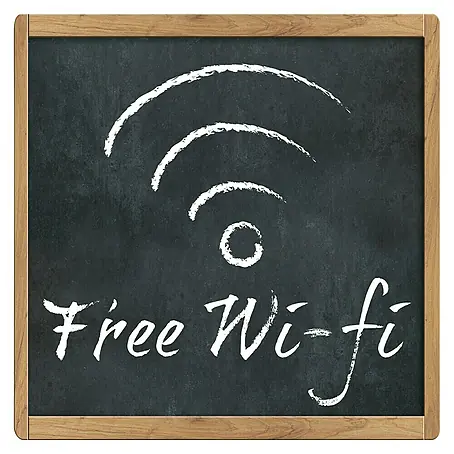 Adhesivos decorativos Free Wi-Fi classic