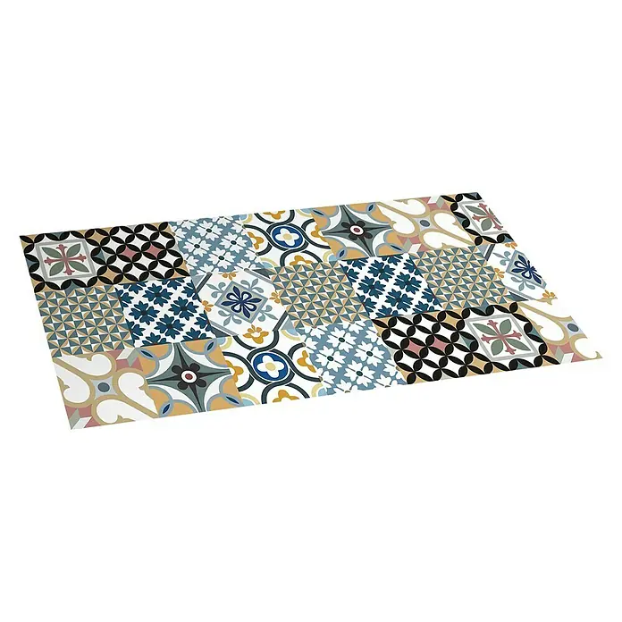 Alfombra de vinilo Croma Hidra - Multicolor, 110 x 50 cm