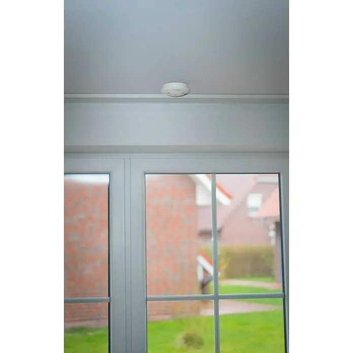 Homematic IP Alarmsirene HmIP-ASIR-2 - Batteriebetrieben, Alarmsignal: 90 dB, Ø x H: 12,4 x 4,5 cm - Stimmungsaufnahme