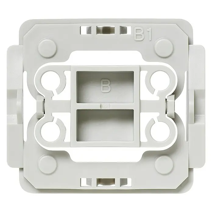 Homematic IP Adapter Berker B 1 - 1 Stk., Passend für: Berker-Schalter Arsys/K1/K5 - Vorderansicht