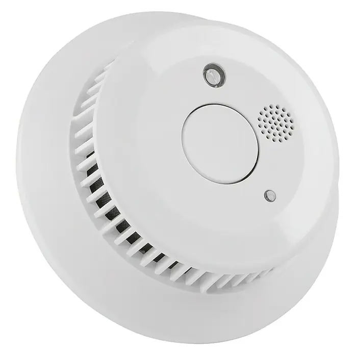 Homematic IP Funkrauchwarnmelder HmIP-SWSD - Batteriebetrieben, Ø x H: 11 x 4,5 cm - Rechte Seitenansicht