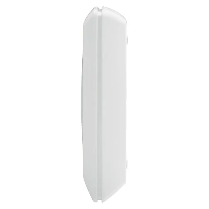 Homematic IP Steuerzentrale Access Point - Weiß, 11,8 x 10,4 x 2,6 cm, Funkfrequenz: 868 - 868,6 MHz/869,4 - 868,65 MHz - Linke Seitenansicht