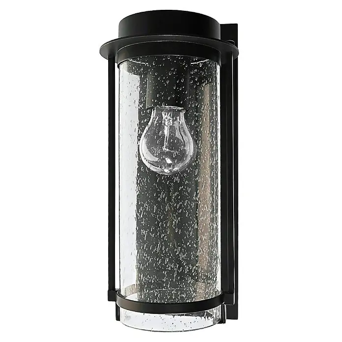 Starlux Außenwandleuchte Elmo - 10 W, 17 x 12 x 33 cm, Anthrazit/Weiß, IP44 - Vorderansicht
