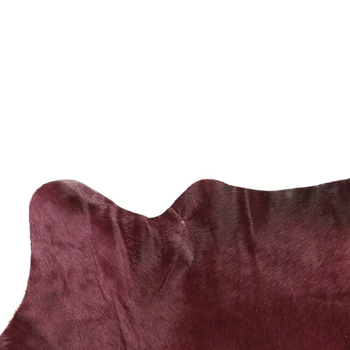 Esbeco Deko-Kuhfell - Rot, 100 % Echtfell, Fläche ca.: 3 m² - 4 m² - Detailaufnahme